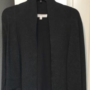 Fointille brand; medium; dark gray sweater cardigan jacket